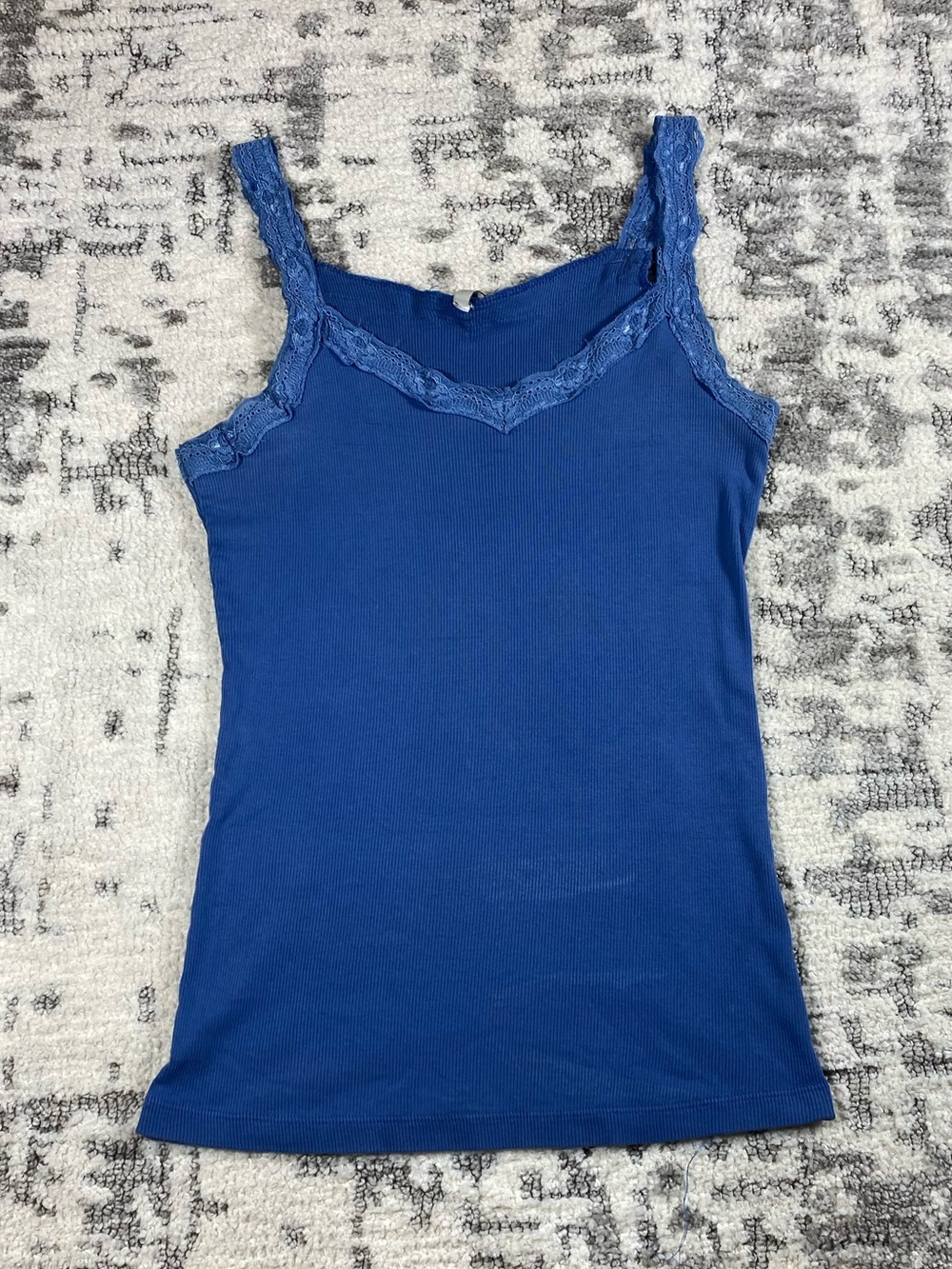Y2k Blue Lace Cami/Tank Top